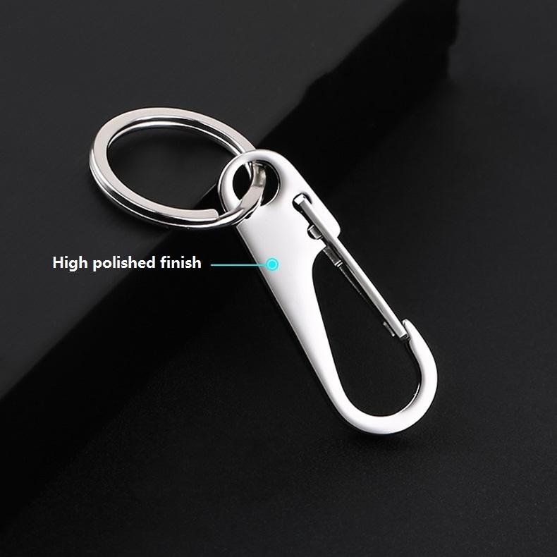 Stainless Steel Keychain Keyrings Round Ring for Key Classic Vintage Fashion Accessories Gifts