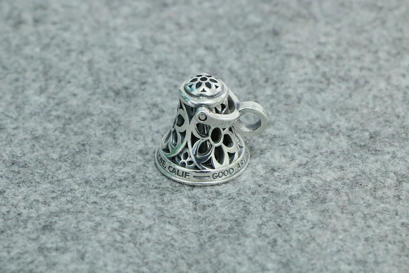 Flower Bell Pendant 925 Sterling Silver Jewelry