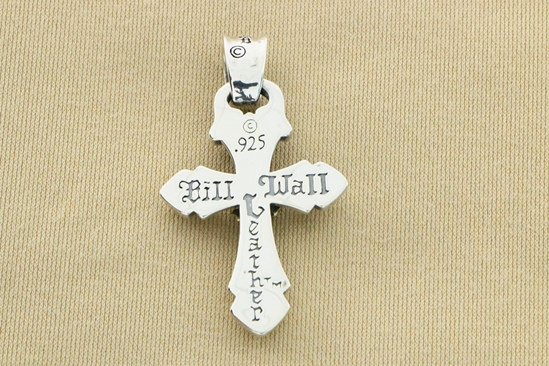 Skull Cross Pendant 925 Sterling Silver Jewelry