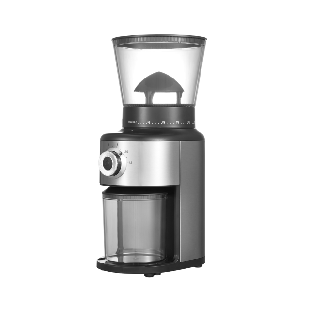 Burr Coffee Grinder, Stainless Steel Adjustable Burr Mill with Precise Grind Settings, Electric Coffee Grinder for Drip, Percolator, French Press, American and Turkish Coffee Makers