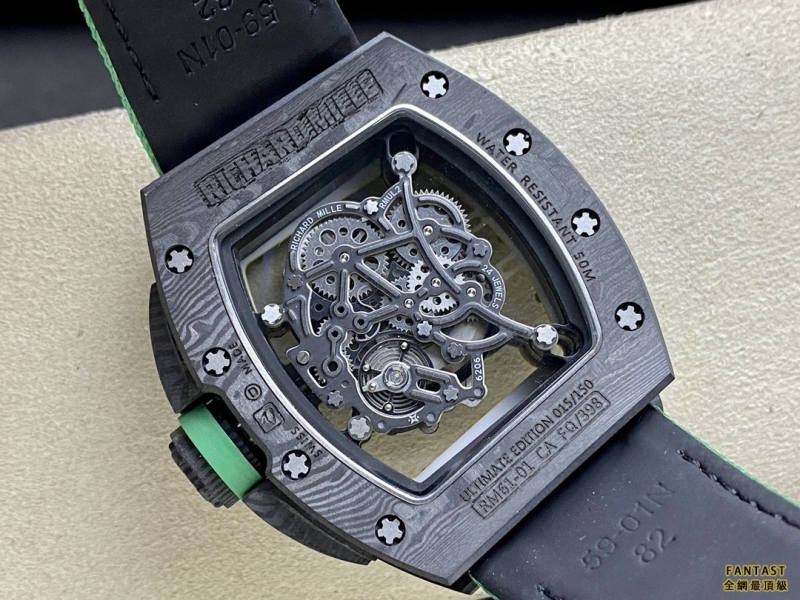 （市場最新最真版本）RICHARD MILLE 理查德米爾--全碳纖維「RM61-01終極跑道」