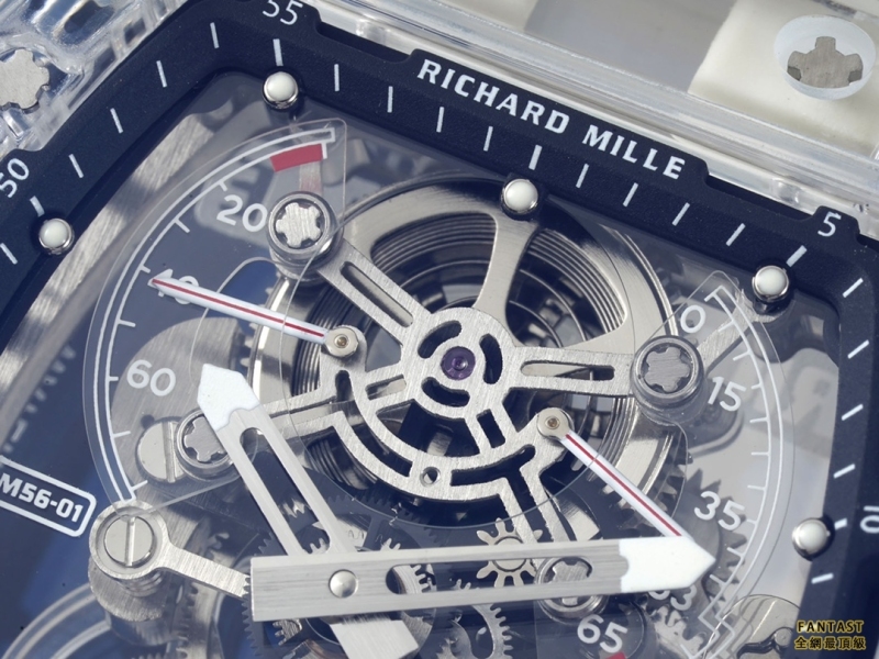 （市場最新最真版本）RM新款 腕上建築師  藍寶石奇跡 『RICHARD MILLE 』裏查德米爾  RM 56-01