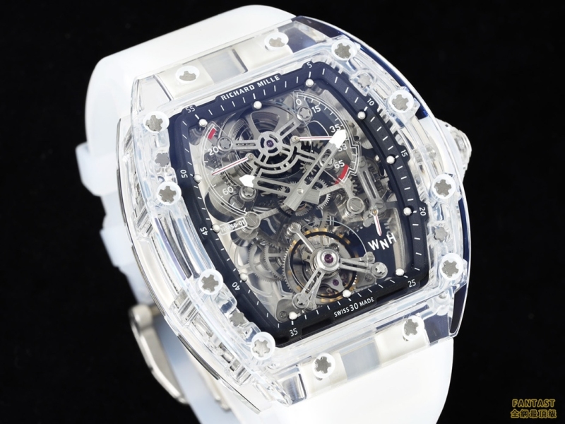 （市場最新最真版本）RM新款 腕上建築師  藍寶石奇跡 『RICHARD MILLE 』裏查德米爾  RM 56-01