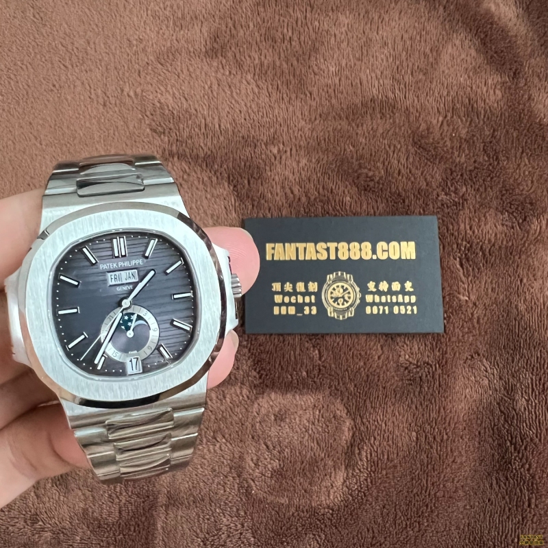 高仿手錶 PPF廠 百達翡麗 Ref.57261A Nautilus系列 年曆腕錶