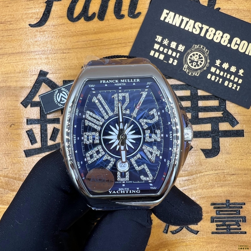 FANTAST高仿手錶實拍圖 ABF廠 Franck Mulle法蘭克穆勒 V45遊艇系列
