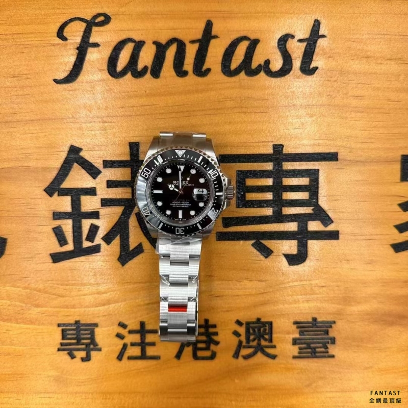 FANTAST實拍高仿手錶 VS廠 勞力士潛水型單紅鬼王 43mm 高仿勞力士