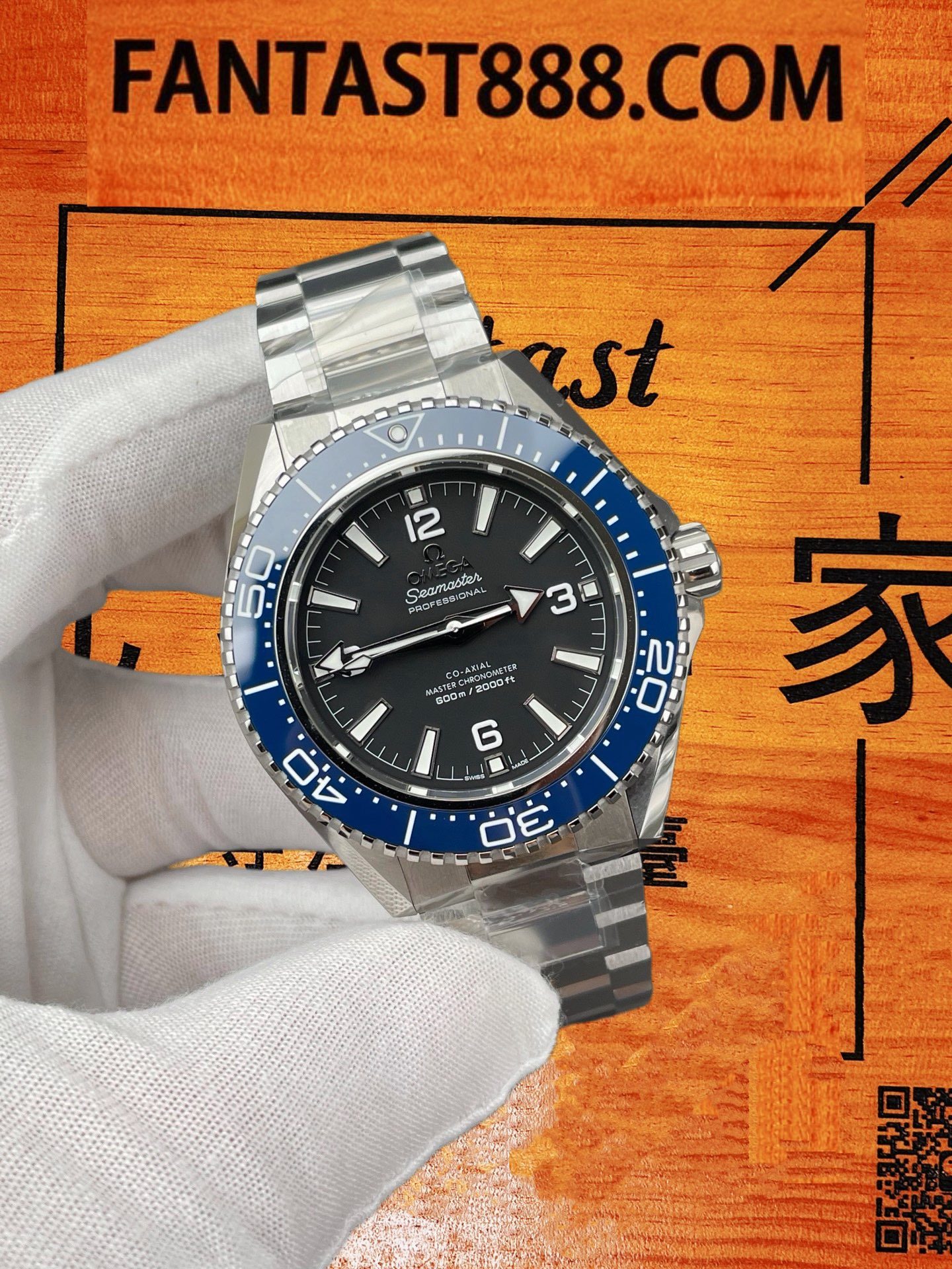 600m 黑色面盤 歐米茄Seamaster 600m黑色面盤細節