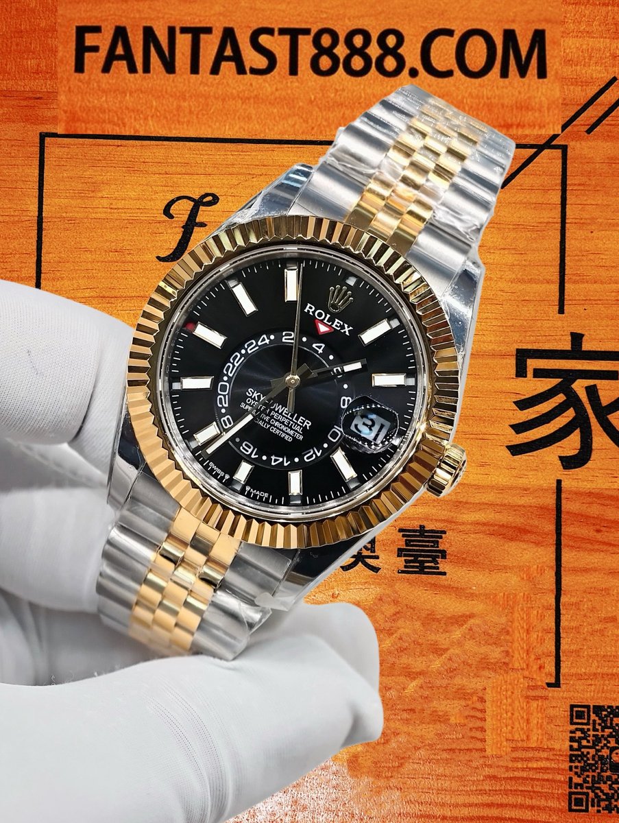 高仿私人改裝-勞力士-縱航者326933 間金黑盤 復刻腕錶 實拍 4