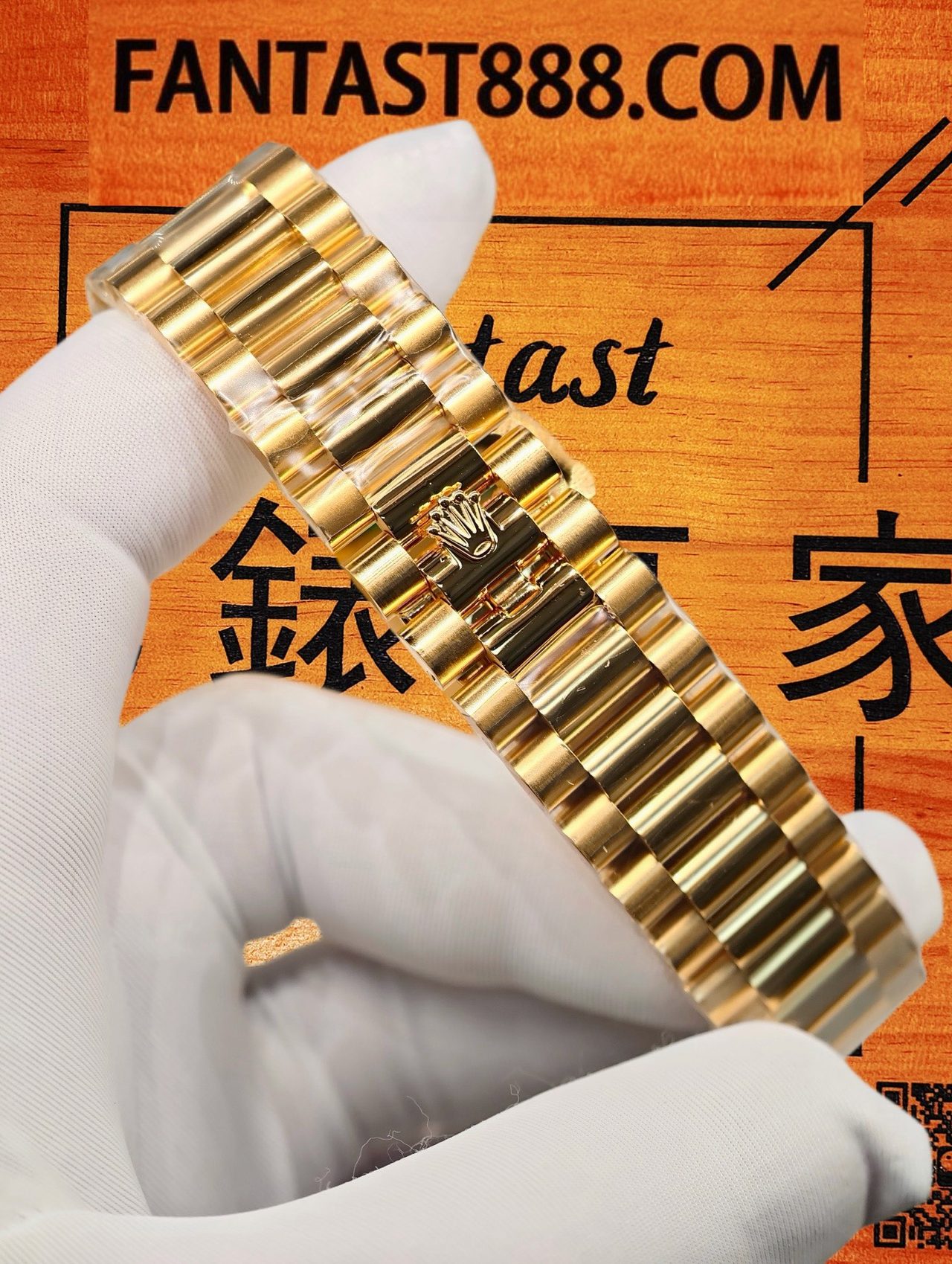 高仿私人改裝-勞力士-星期日曆228348RBR 黃金滿鑽黑冰糖 復刻腕錶 實拍 7