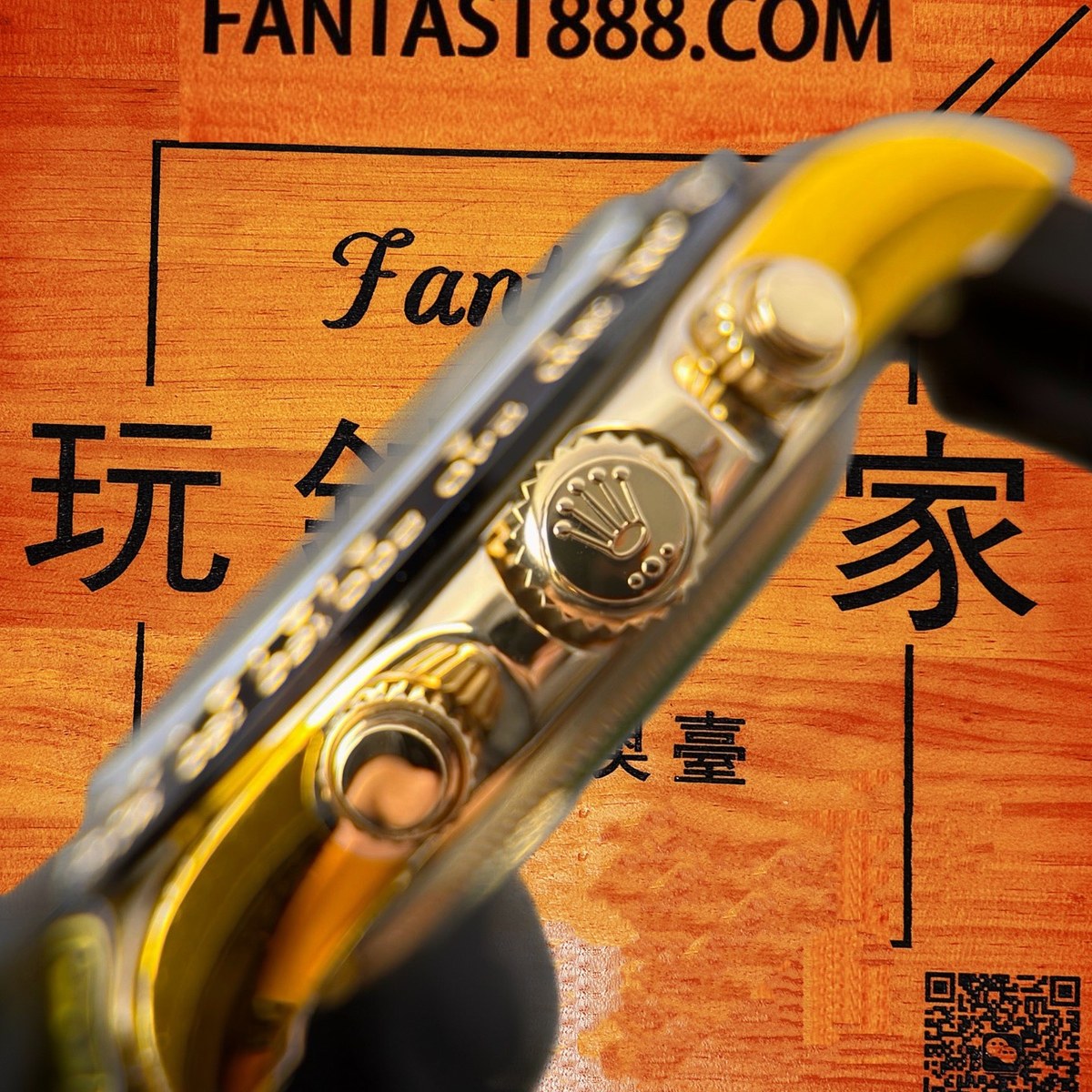 高仿勞力士 CBD廠 配重 Cosmograph Daytona 116508 黃金黑圈 香檳金盤 棕色monobloc計時盤 4130機芯 復刻腕錶 實拍 5