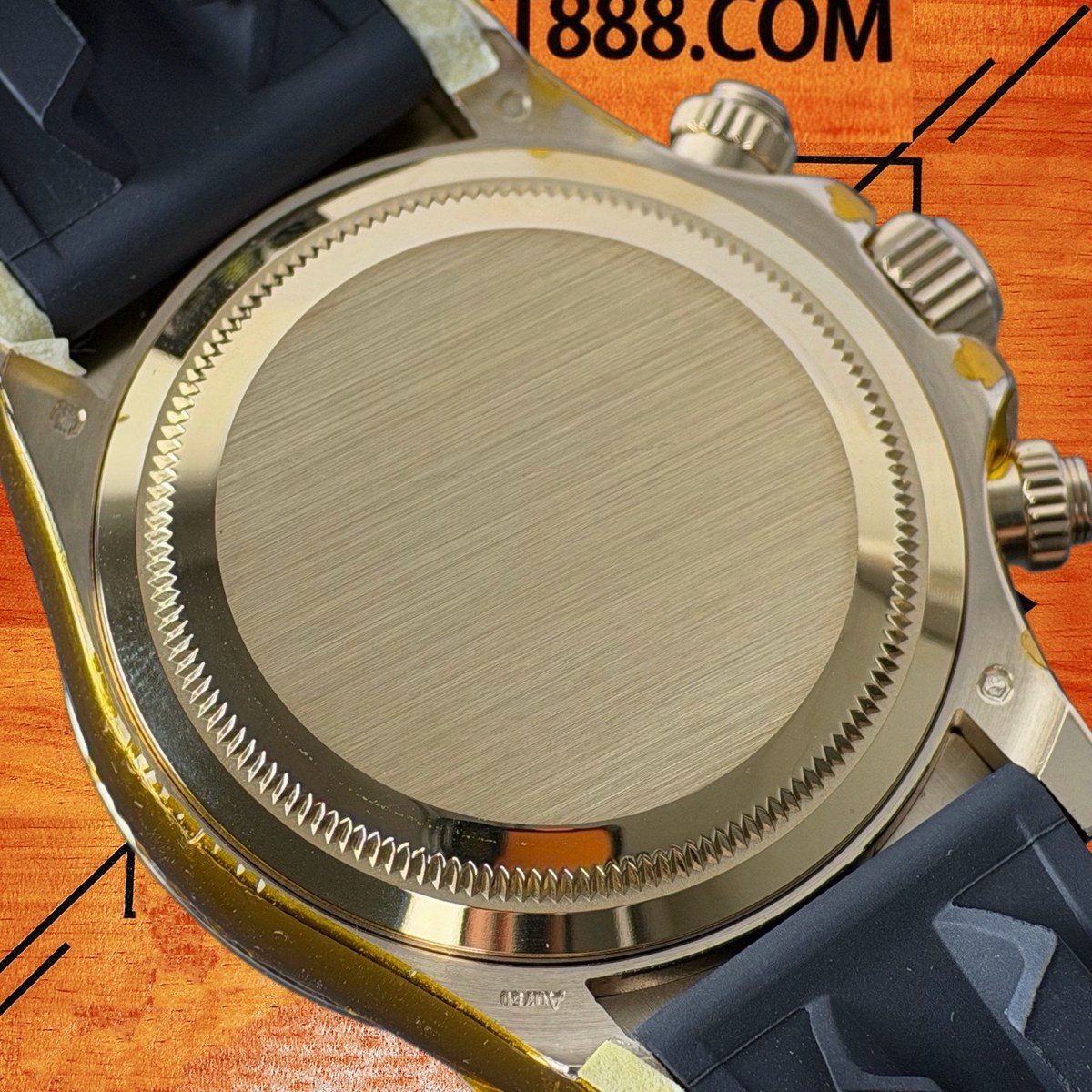 高仿勞力士 CBD廠 配重 Cosmograph Daytona 116508 黃金黑圈 香檳金盤 棕色monobloc計時盤 4130機芯 復刻腕錶 實拍 6