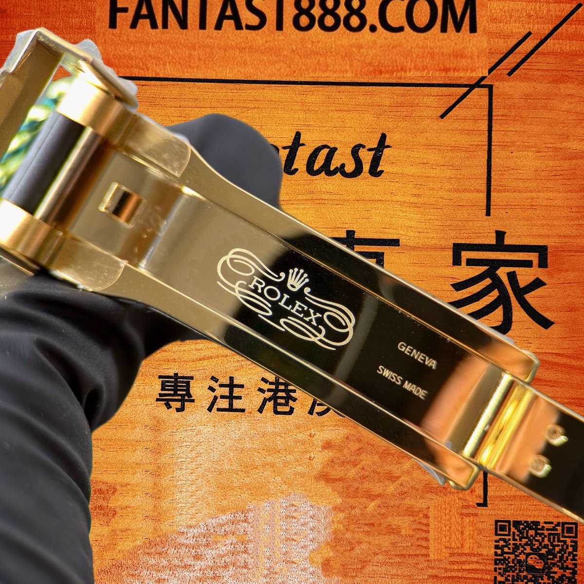 高仿勞力士 CBD廠 配重 Cosmograph Daytona 116508 黃金黑圈 蒂芙尼藍盤 黑色monobloc計時盤 4131機芯 復刻腕錶 實拍 7