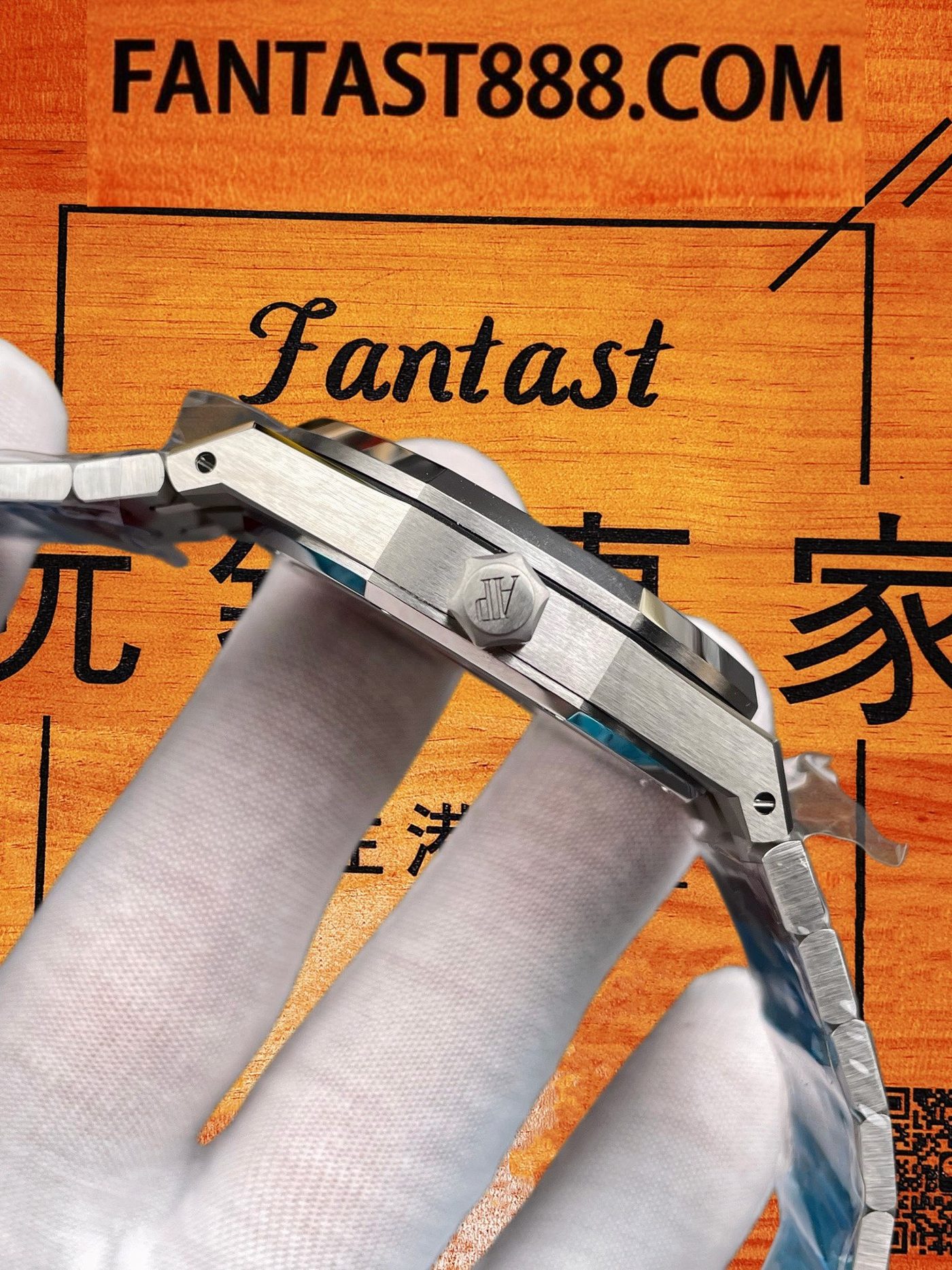 高仿愛彼-皇家橡樹15510ST-白盤41mm-4302無卡度機芯-DDF廠復刻腕錶 實拍 6