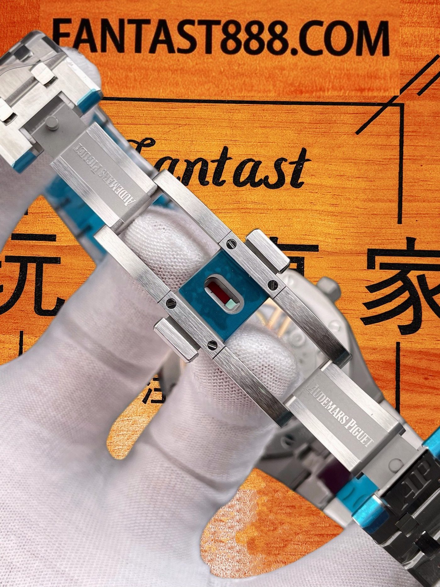 高仿愛彼-皇家橡樹15510ST-白盤41mm-4302無卡度機芯-DDF廠復刻腕錶 實拍 7