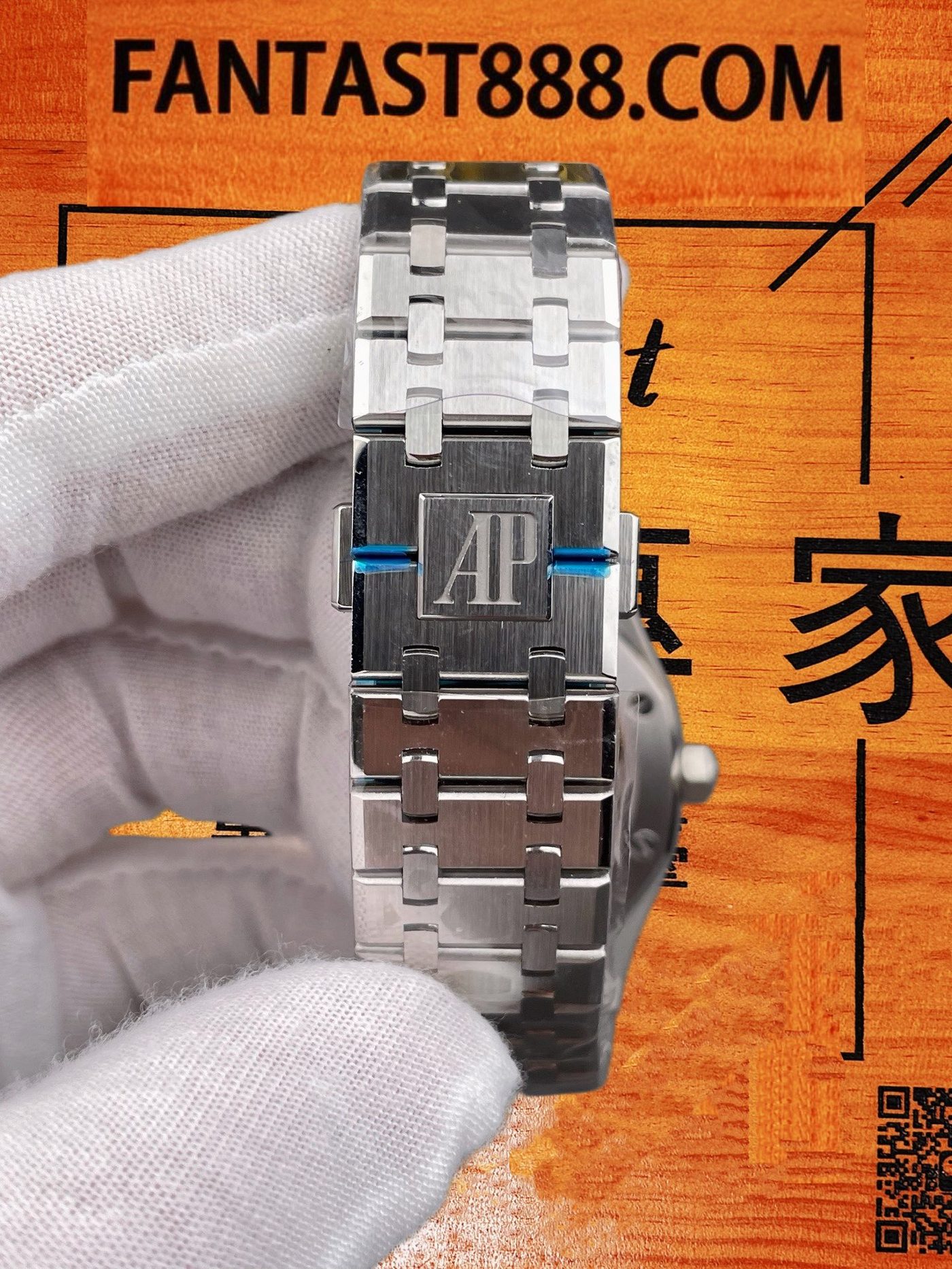 高仿愛彼-皇家橡樹15510ST-白盤41mm-4302無卡度機芯-DDF廠復刻腕錶 實拍 8
