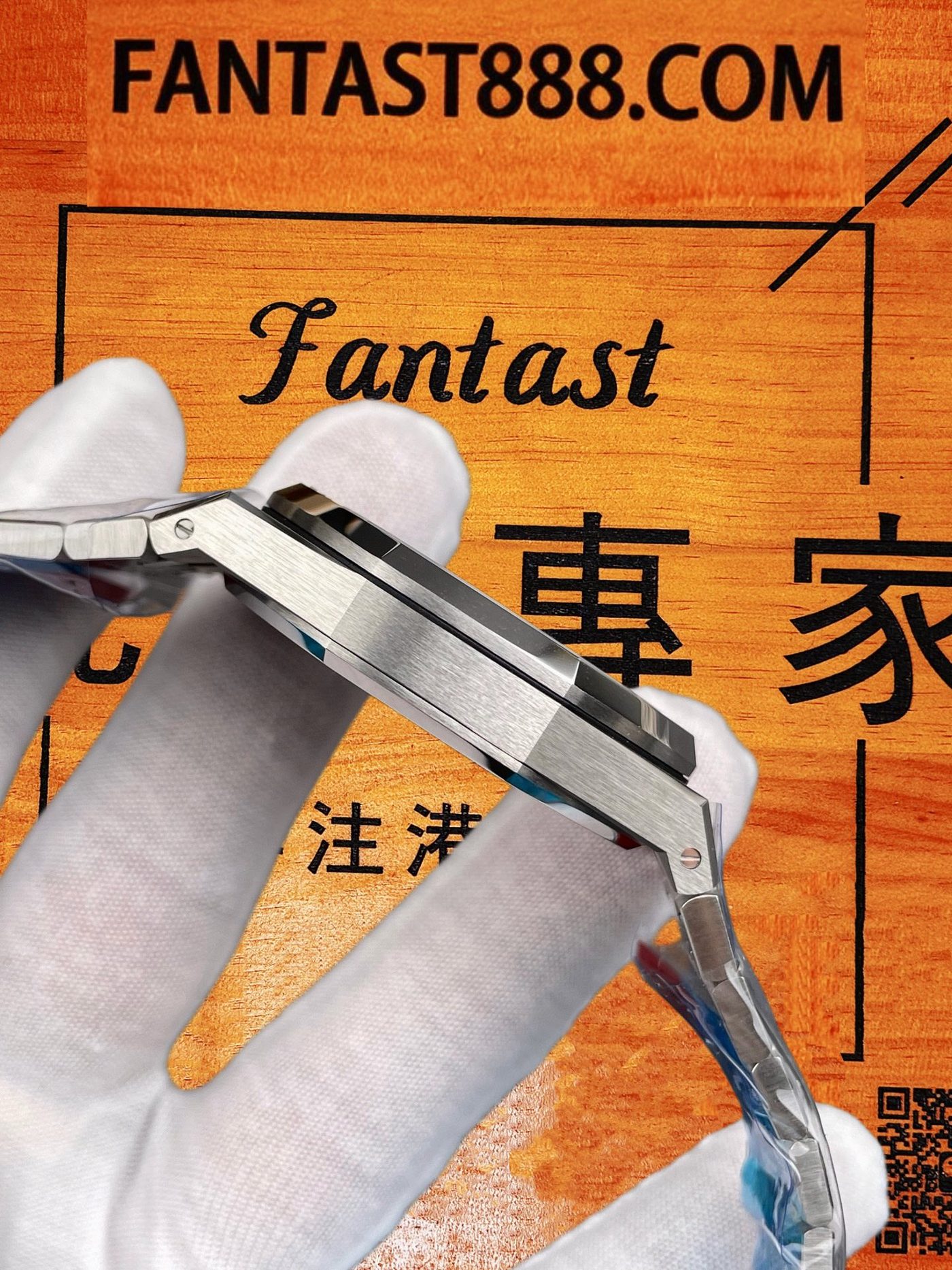 高仿愛彼-皇家橡樹15510ST-藍盤41mm-4302無卡度機芯-DDF廠復刻腕錶 實拍 6