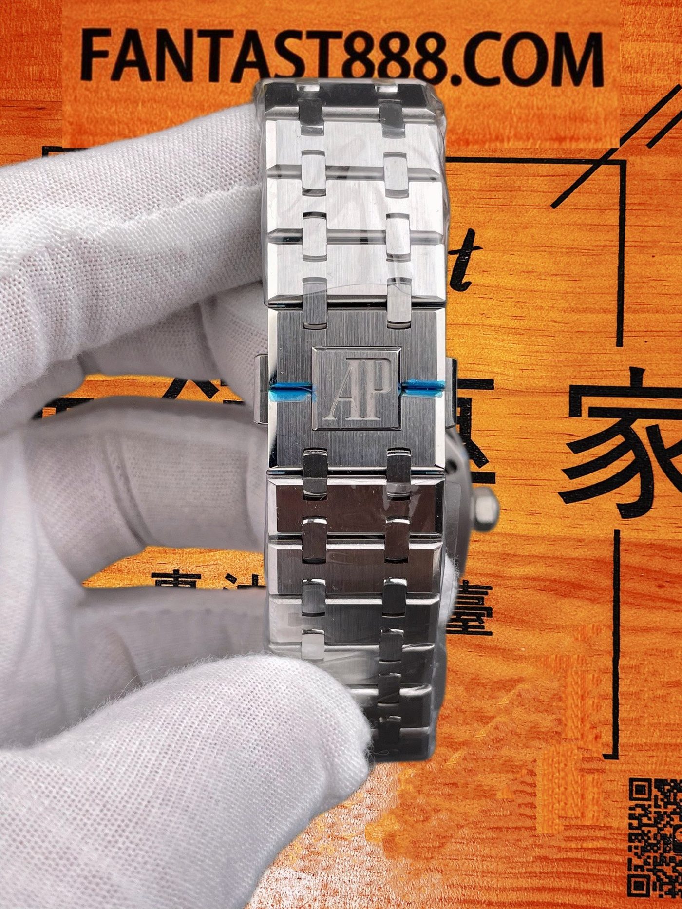 高仿愛彼-皇家橡樹15510ST-藍盤41mm-4302無卡度機芯-DDF廠復刻腕錶 實拍 8