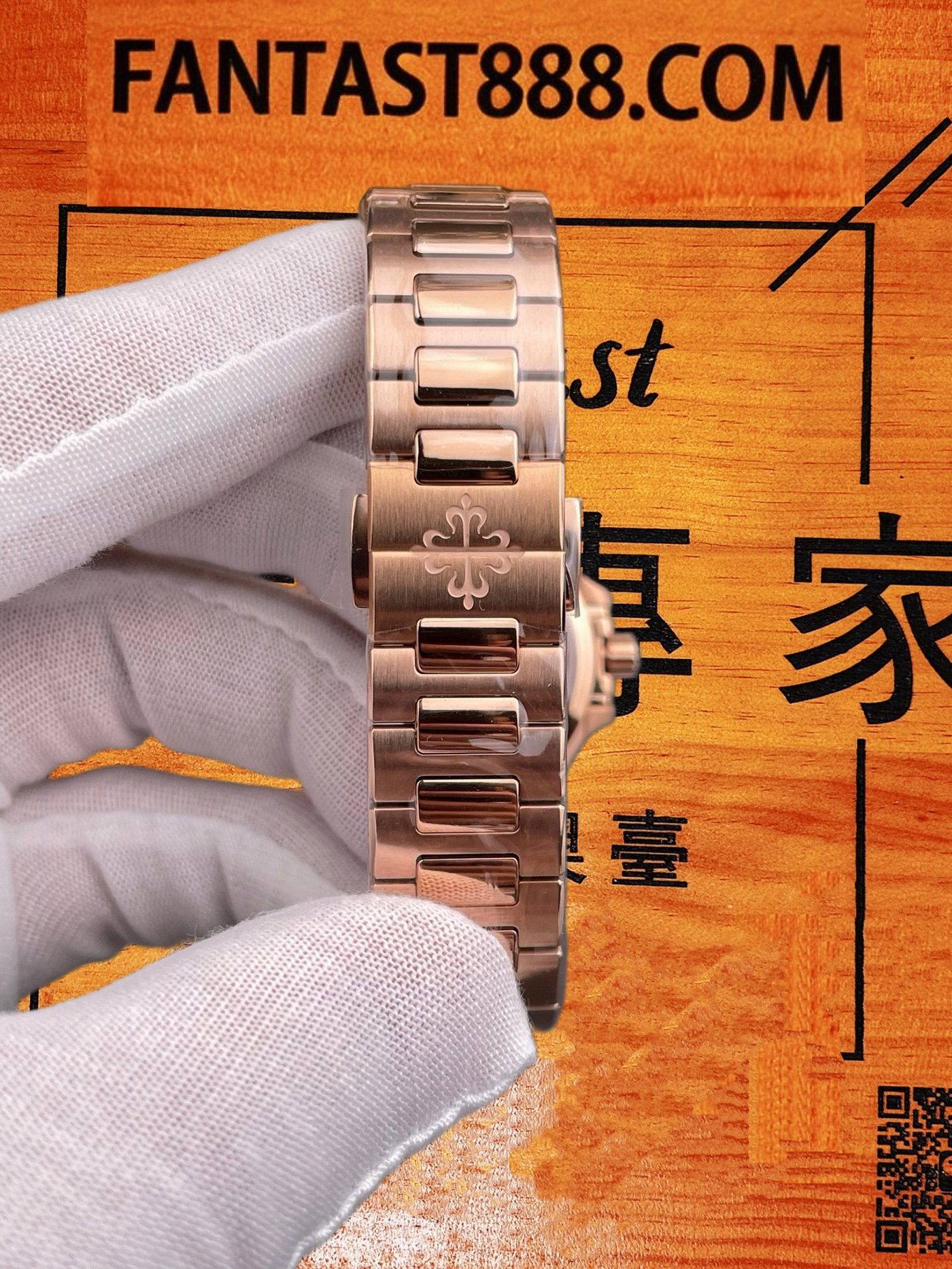高仿百達翡麗-鸚鵡螺7118/1200R-玫瑰金鑽圈白盤35.2mm-324機-DDF廠復刻腕錶 實拍 7