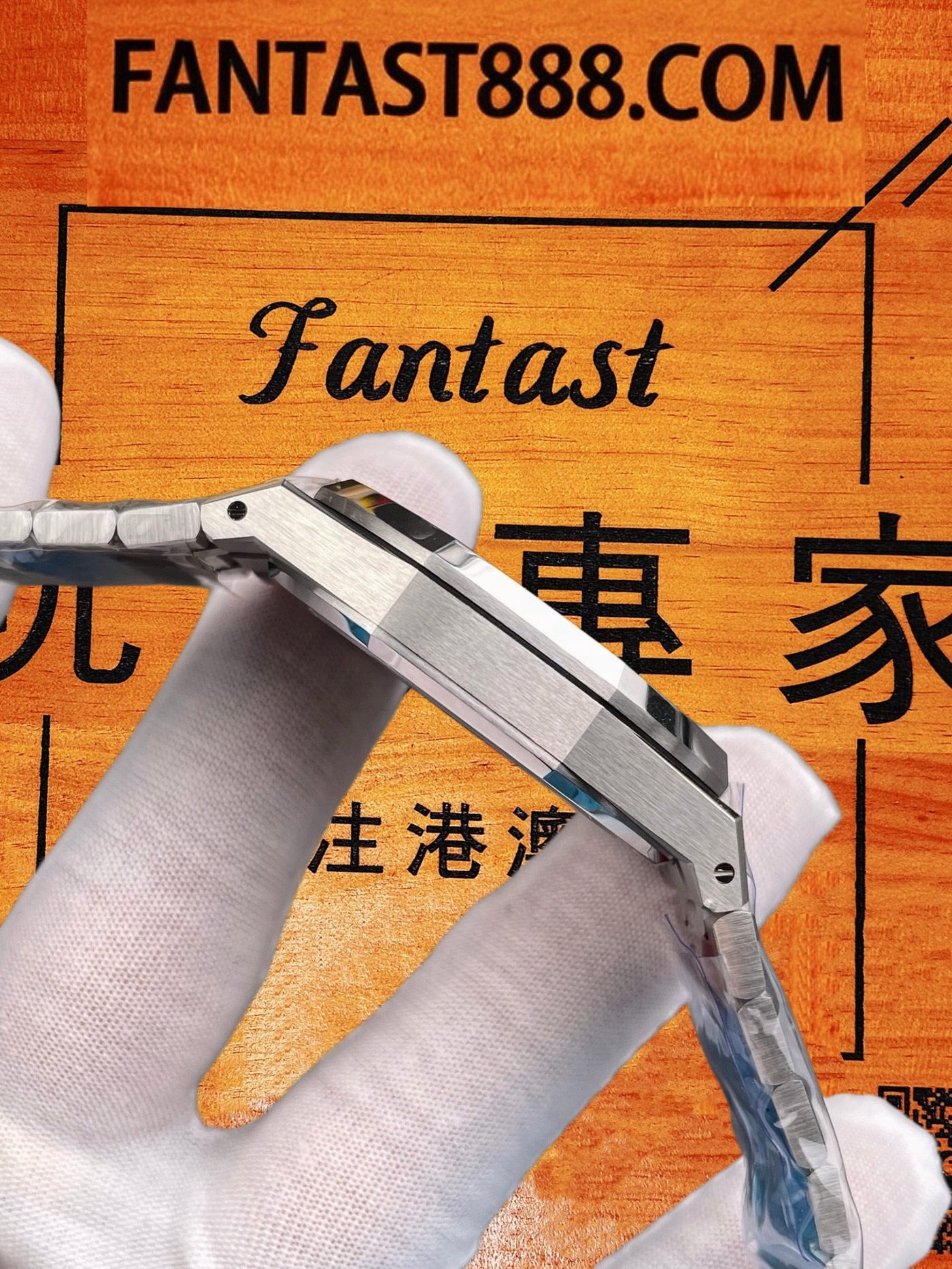 高仿愛彼-皇家橡樹15510-冰藍盤41mm-4302機配重178G-DDF廠復刻腕錶 實拍 6