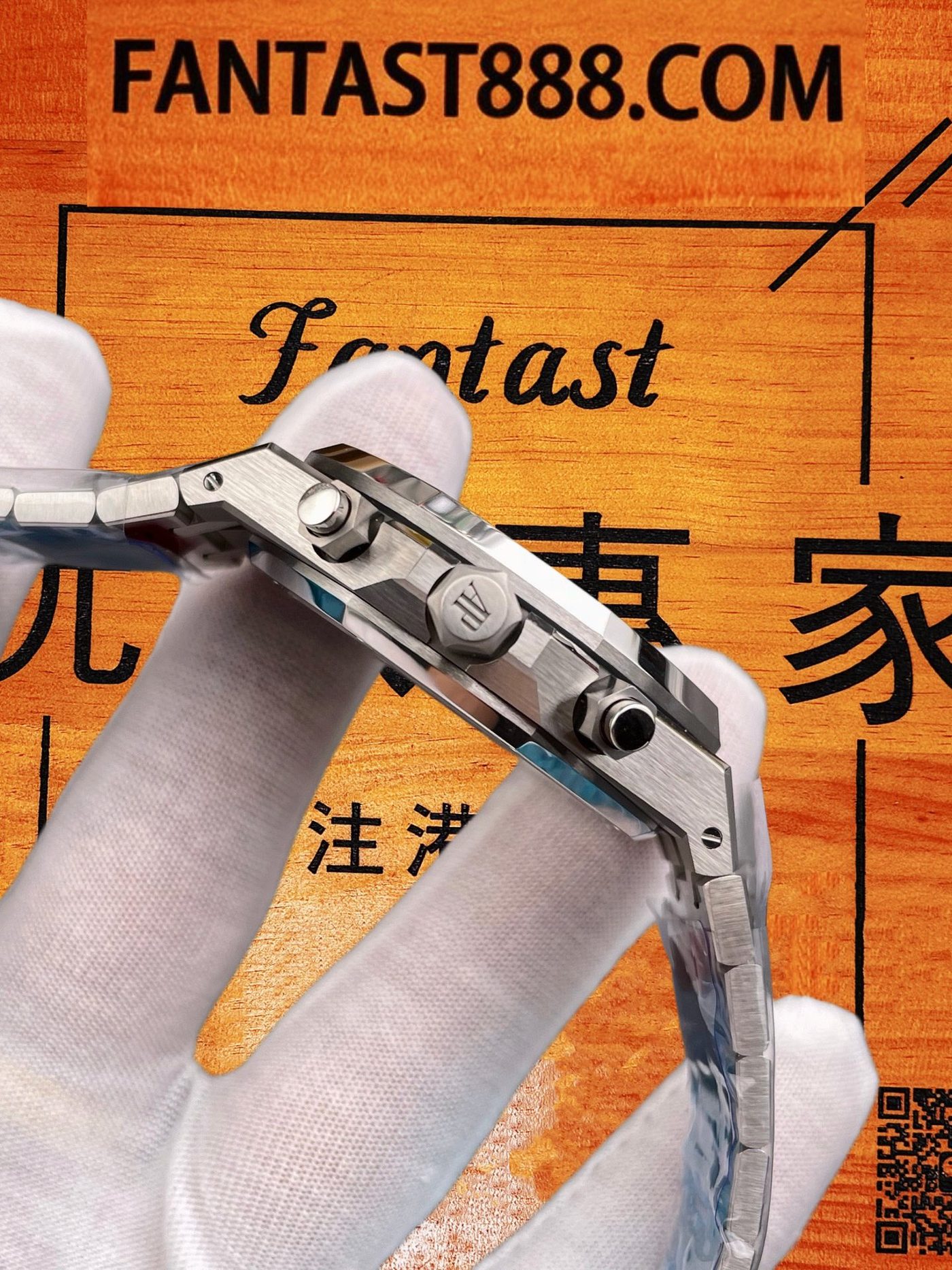 高仿愛彼-皇家橡樹26240-綠盤41mm-4401飛返計時機芯170G-DDF廠復刻腕錶 實拍 4