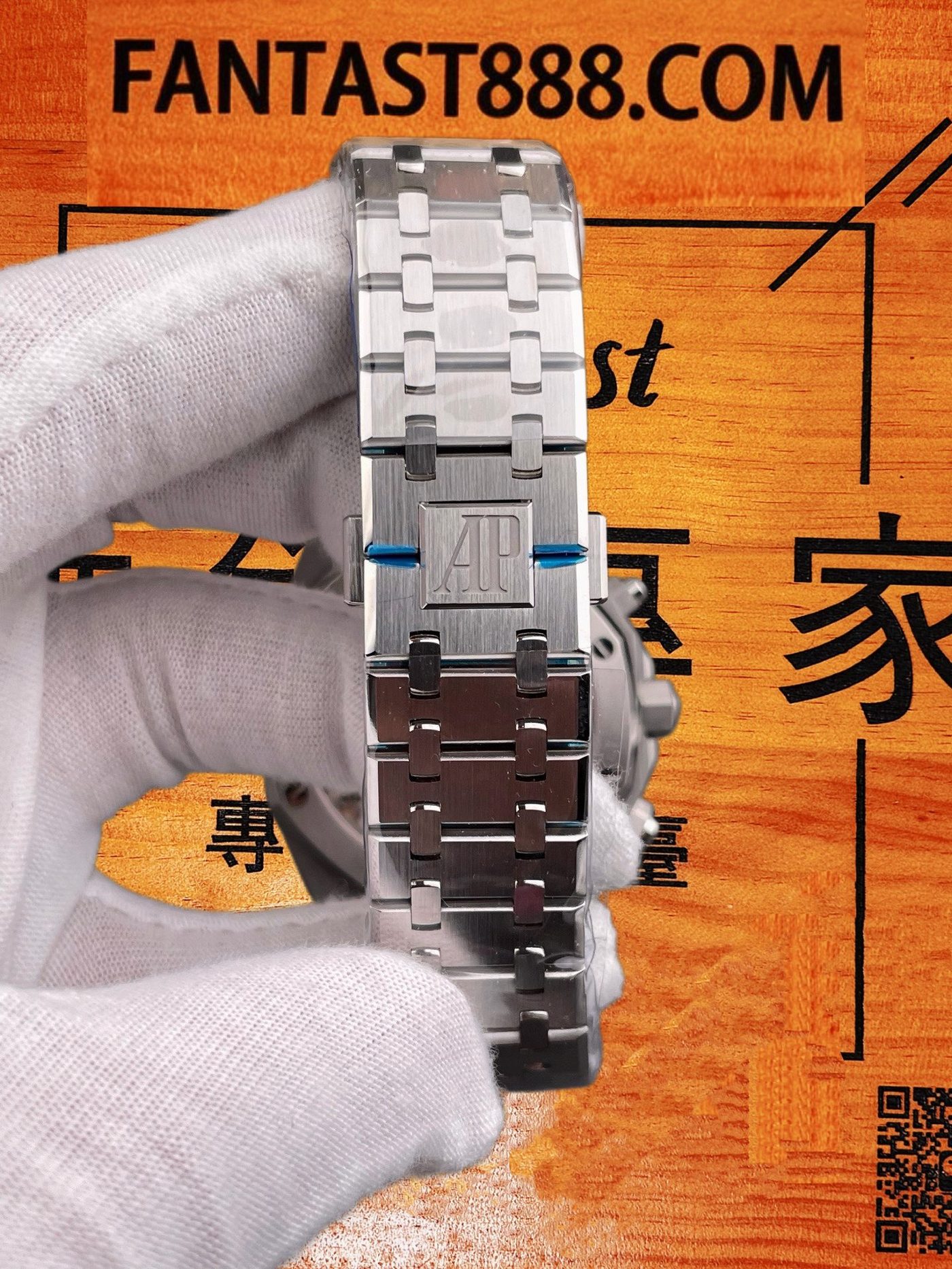 高仿愛彼-皇家橡樹26240-藍盤41mm-4401飛返計時機芯-DDF廠復刻腕錶 實拍 8