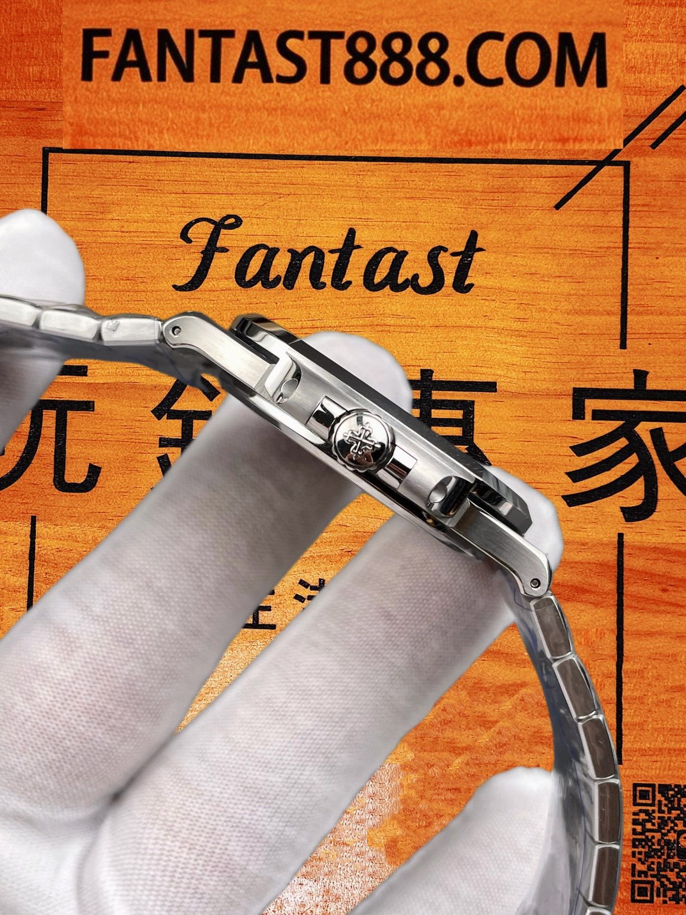 高仿百達翡麗-鸚鵡螺5711/1A-白盤40mm-324機-DDF廠復刻腕錶 實拍 4