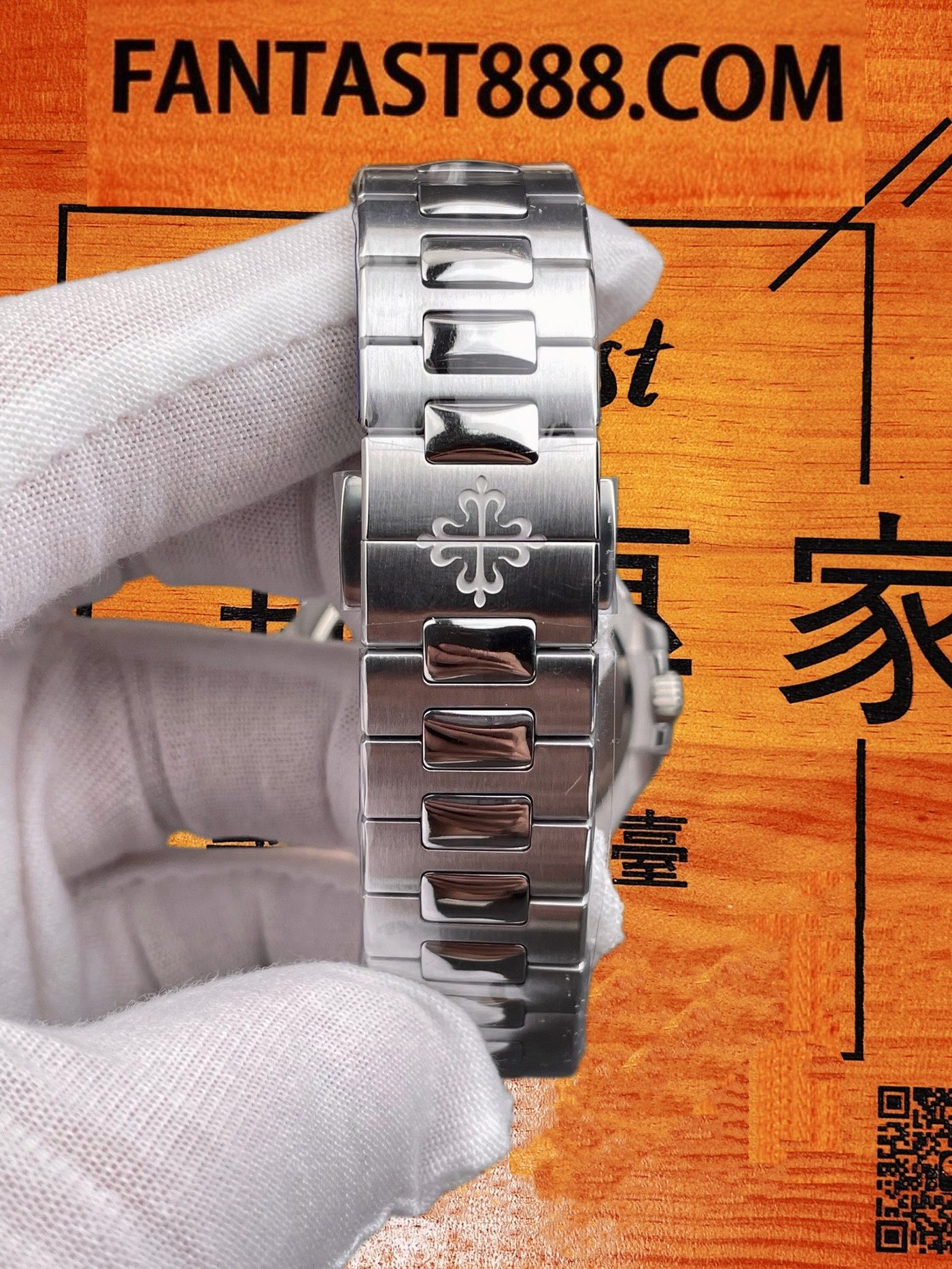 高仿百達翡麗-鸚鵡螺5811-藍盤41mm-330機配重145G-DDF廠復刻腕錶 實拍 8