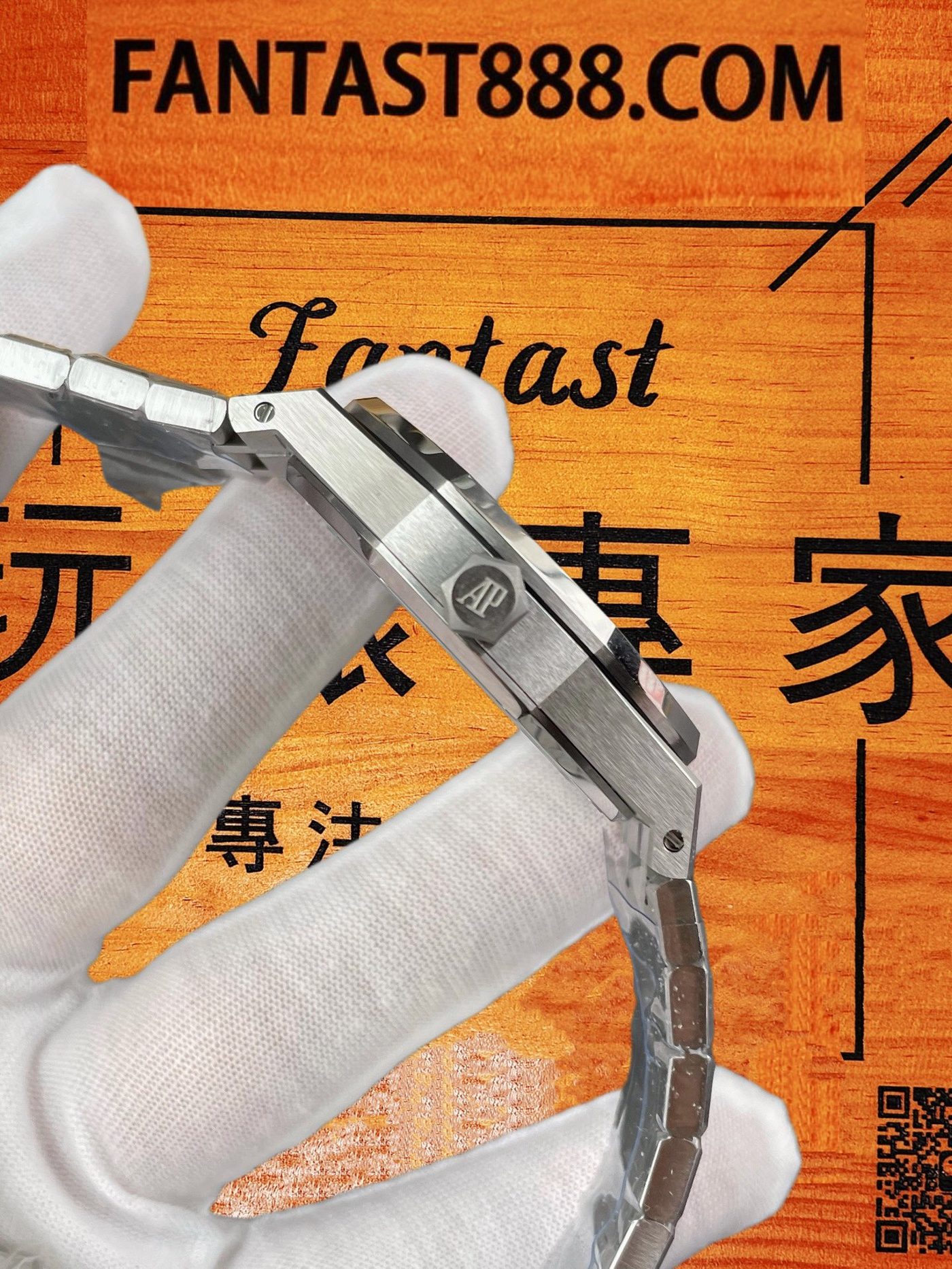 高仿愛彼-皇家橡樹15500ST-藍盤41mm-4302無卡度機芯配重砝碼-OCTA廠復刻腕錶 實拍 6