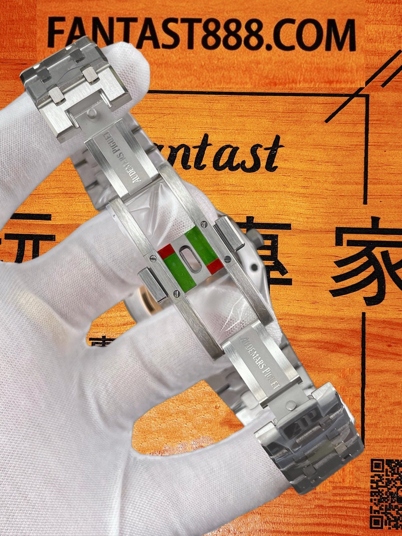 高仿愛彼-皇家橡樹15500ST-藍盤41mm-4302無卡度機芯配重砝碼-OCTA廠復刻腕錶 實拍 7