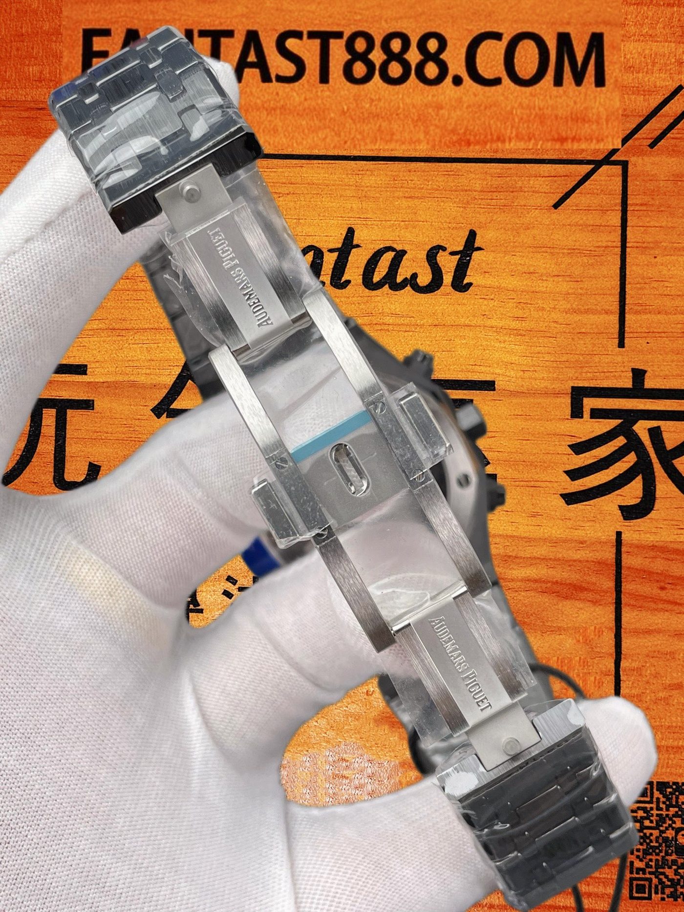 高仿愛彼-皇家橡樹26240CE-黑陶瓷41mm-4401無卡度機芯砝碼-ZF廠復刻腕錶 實拍 7