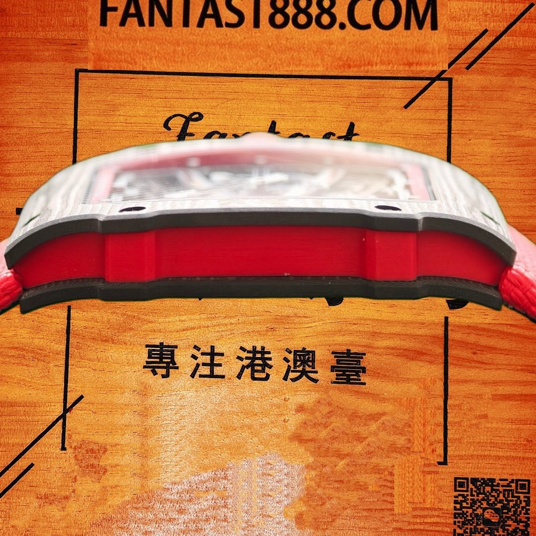 高仿理查米爾-RM 67-02挪威版-超輕碳纖維-RF廠復刻腕錶 實拍 5