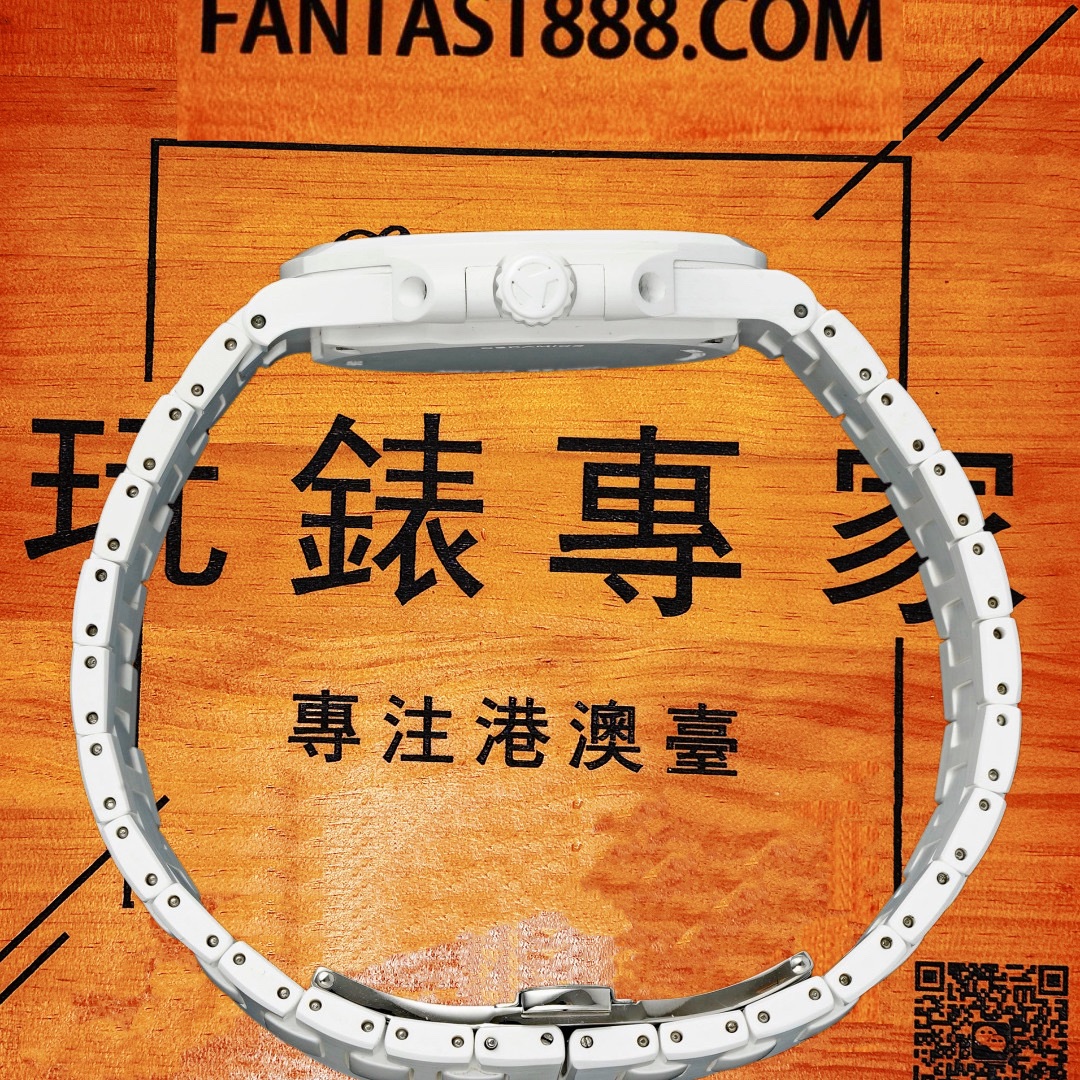高仿百達翡麗-鸚鵡螺5711-全陶瓷冰川藍盤-AET改裝-AMG廠復刻腕錶 實拍 5