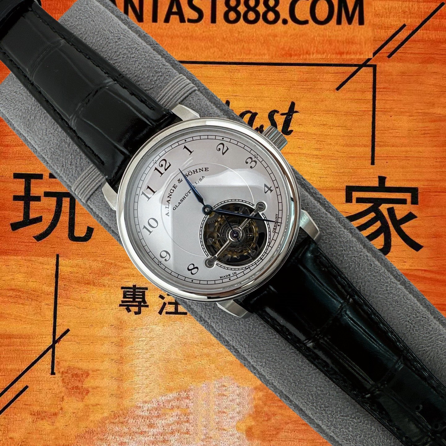 高仿朗格1815陀飛輪實拍3