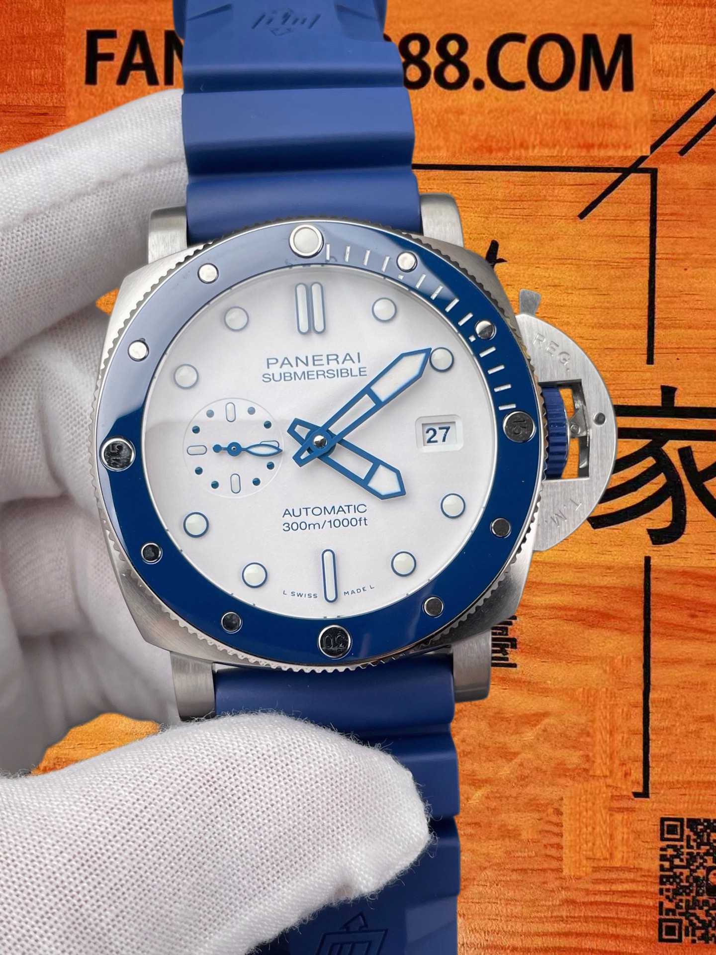 PAM1696 白盤藍圈細節