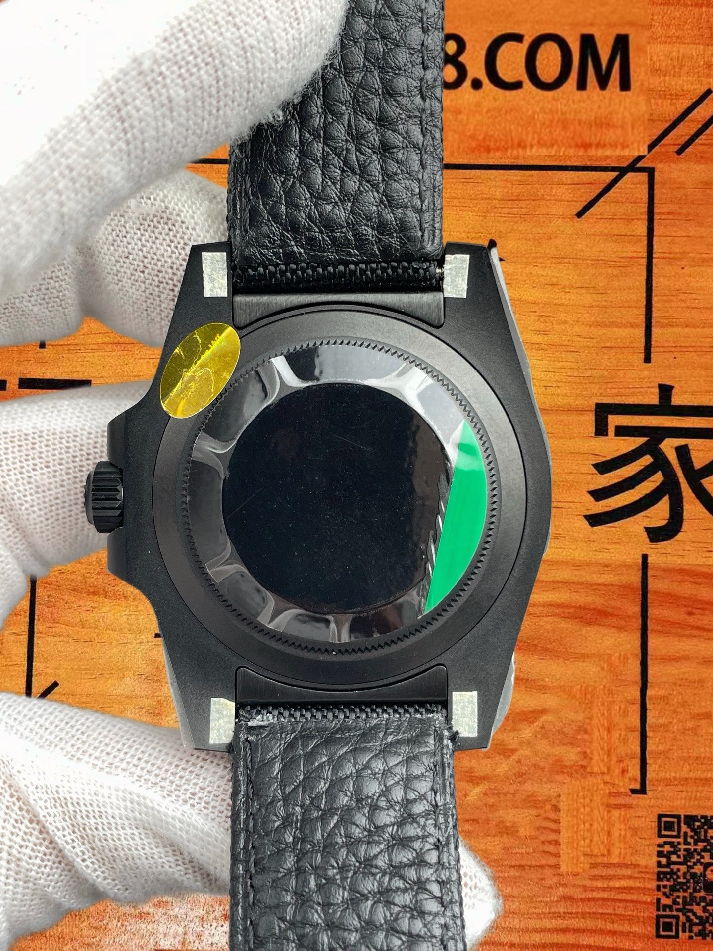 高仿DIW定製勞力士-黑水鬼Submariner-全黑陶瓷-41mm-碳纖維圈-3135機芯 實拍 5