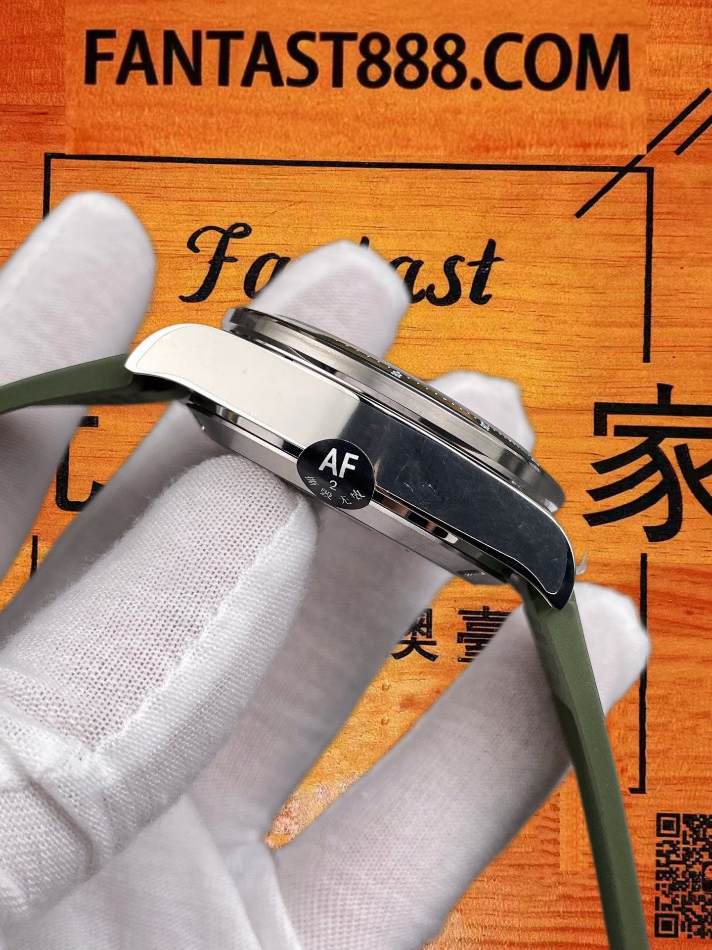 高仿AF廠浪琴-Conquest康卡斯-綠熊貓-42mm-7750機芯 實拍 4