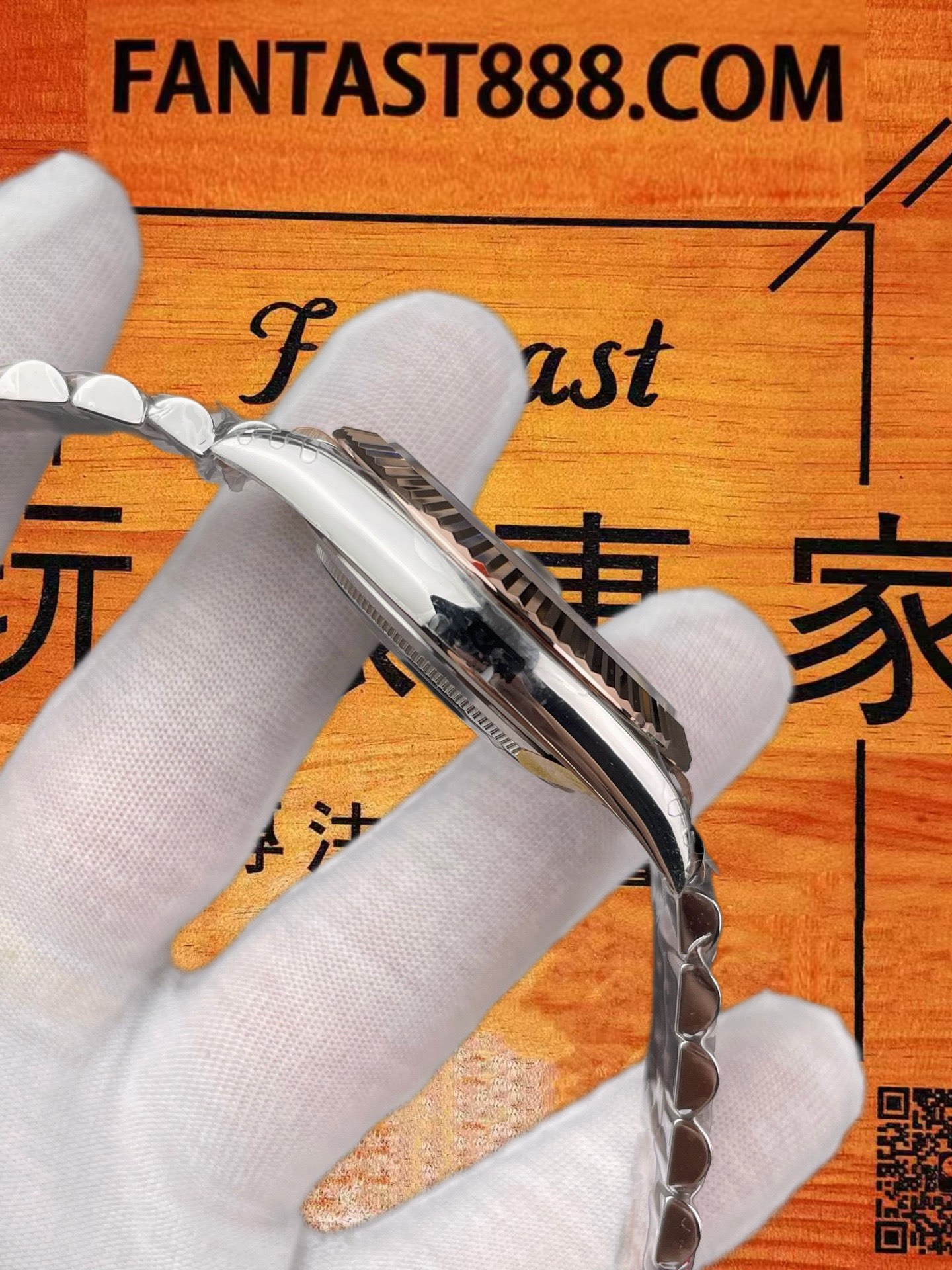 高仿VS廠勞力士Datejust 41日誌間玫金巧克力盤狗牙圈/VS自研3235一體機芯/正品公價¥98000 實拍 6