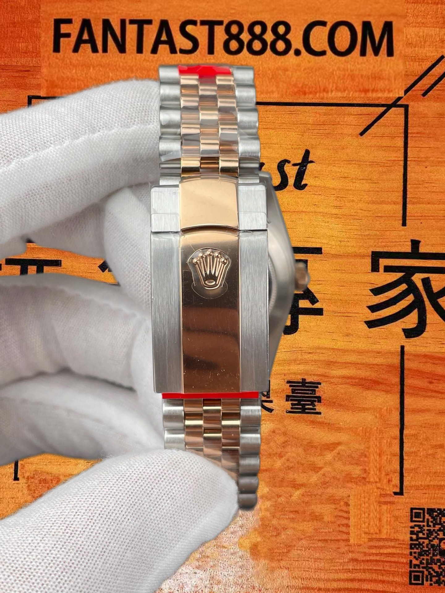 高仿VS廠勞力士Datejust 41日誌間玫金巧克力盤狗牙圈/VS自研3235一體機芯/正品公價¥98000 實拍 8