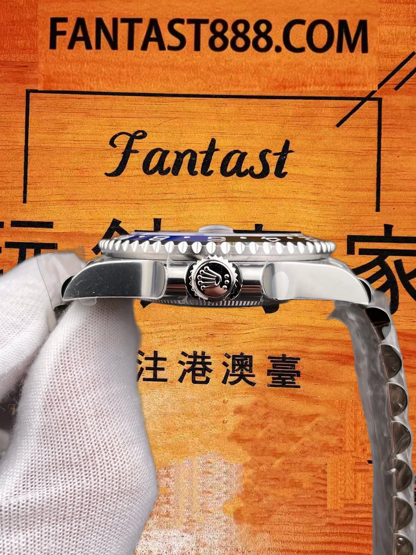 高仿VS廠勞力士GMT-Master II 116710 BLNR國米圈蝙蝠俠GMT 40mm/丹東3285機芯/停產二手8-10萬 實拍 4