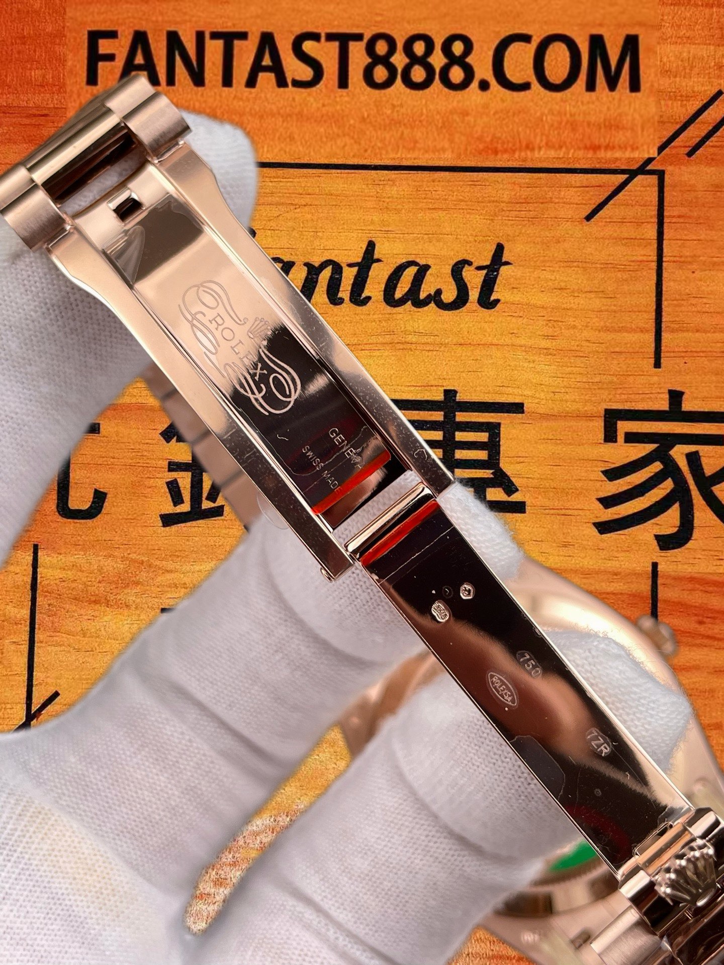 高仿ARF廠勞力士DD 40間玫金羅馬字星期日曆狗牙圈/3255改製機芯/正品公價¥100000 實拍 7
