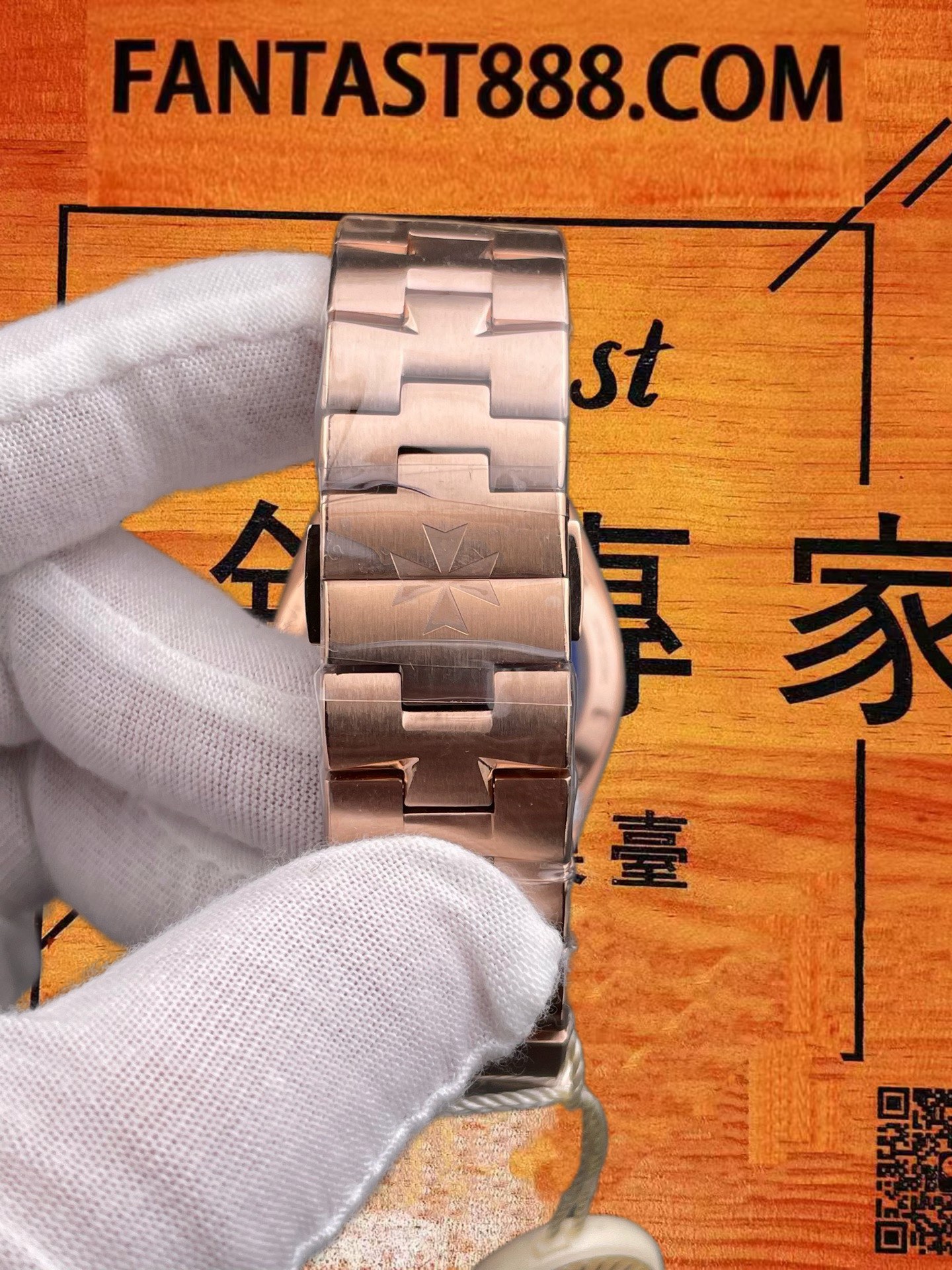 高仿PPF廠江詩丹頓VC縱橫四海4500V玫瑰金藍盤41mm/上海5100改製機芯60小時動儲150米防水/正品公價¥420000 實拍 8