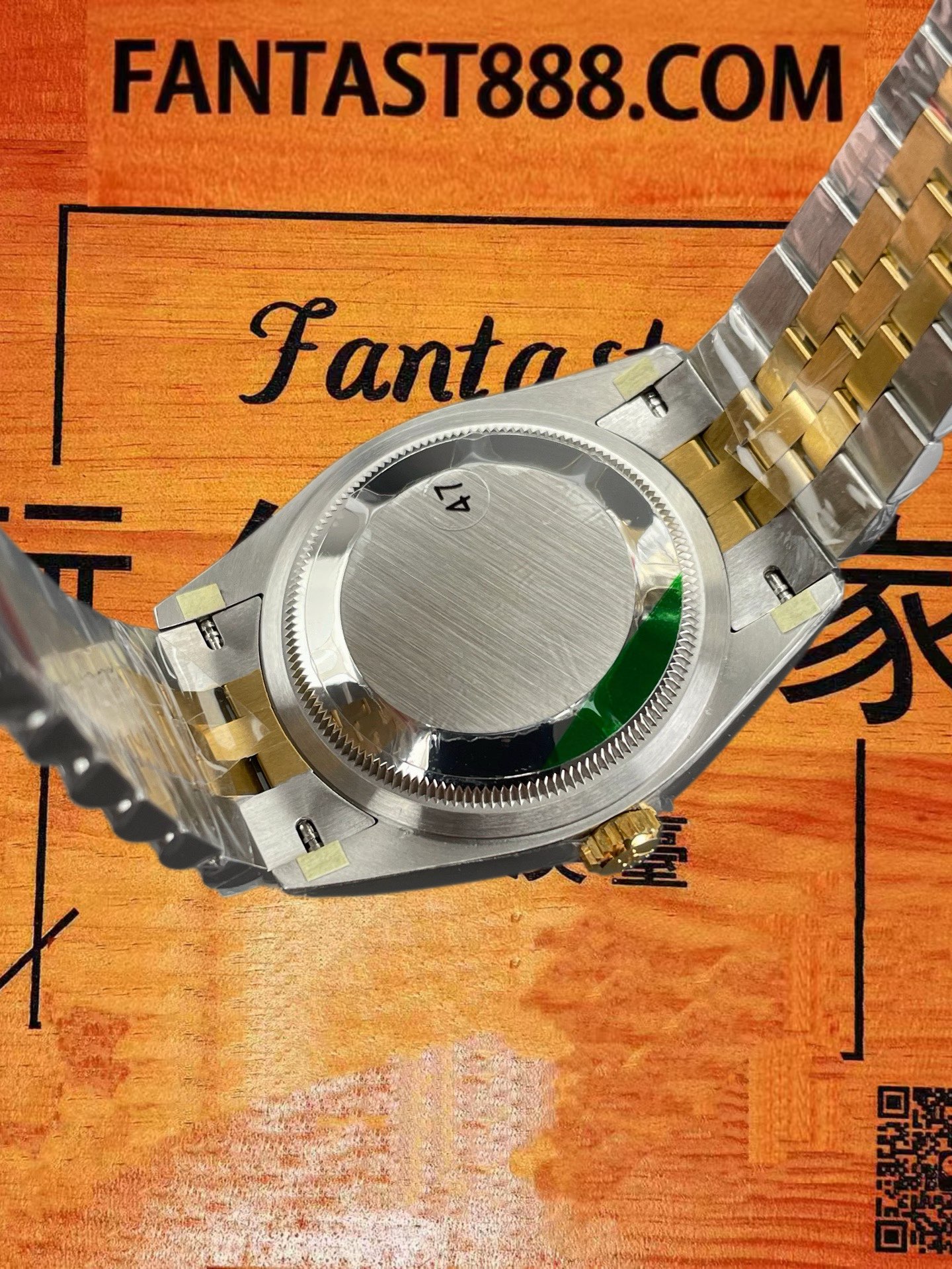 高仿VS廠勞力士Datejust 36日誌間金綠羅馬字/VS自研3235機芯70小時動儲/正品公價¥75000 實拍 5
