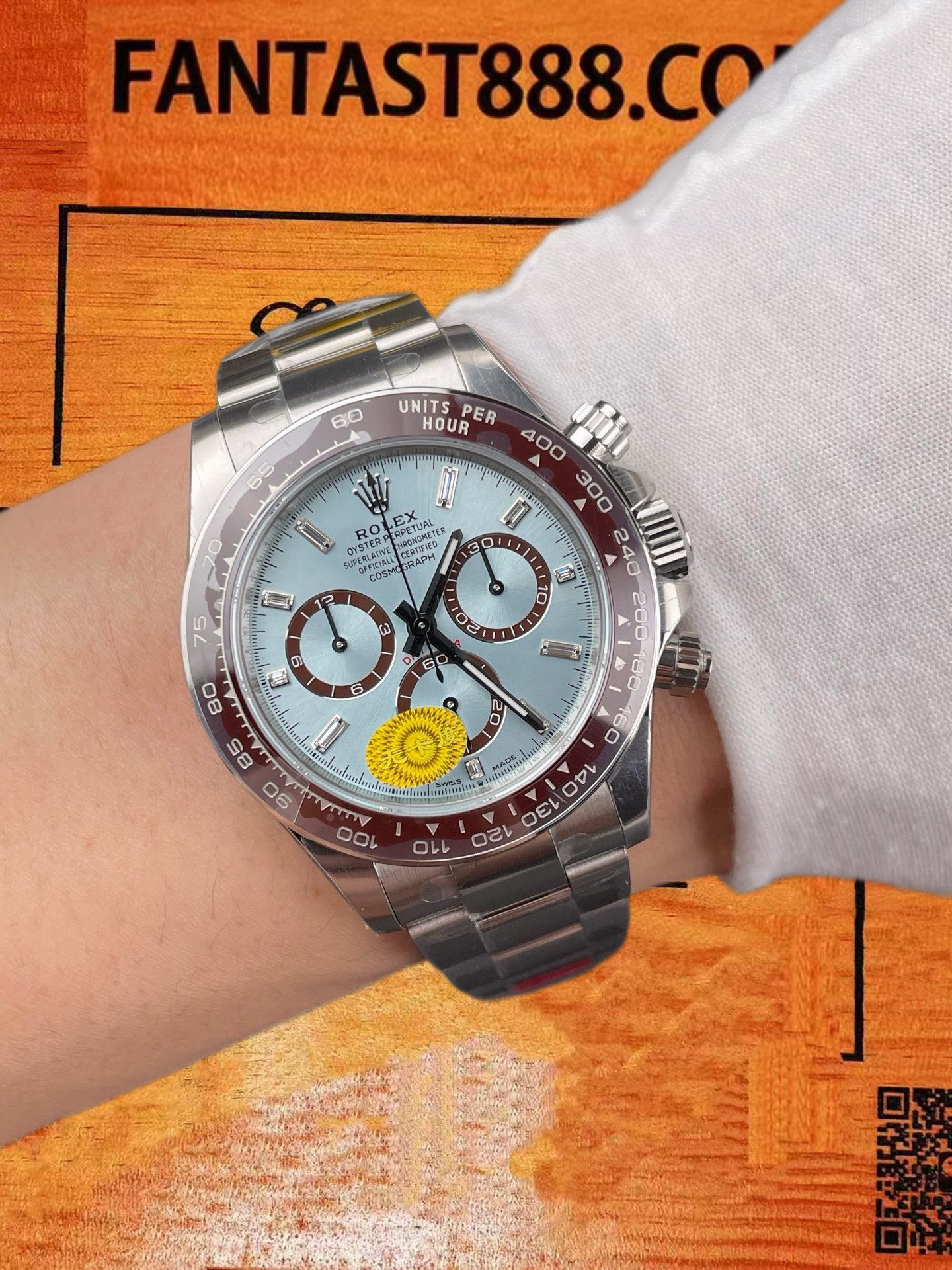 高仿VS廠勞力士冰藍迪Daytona 116506鉑金冰藍盤40mm/VS自研4131機芯配重176G/正品公價¥950000 實拍 9