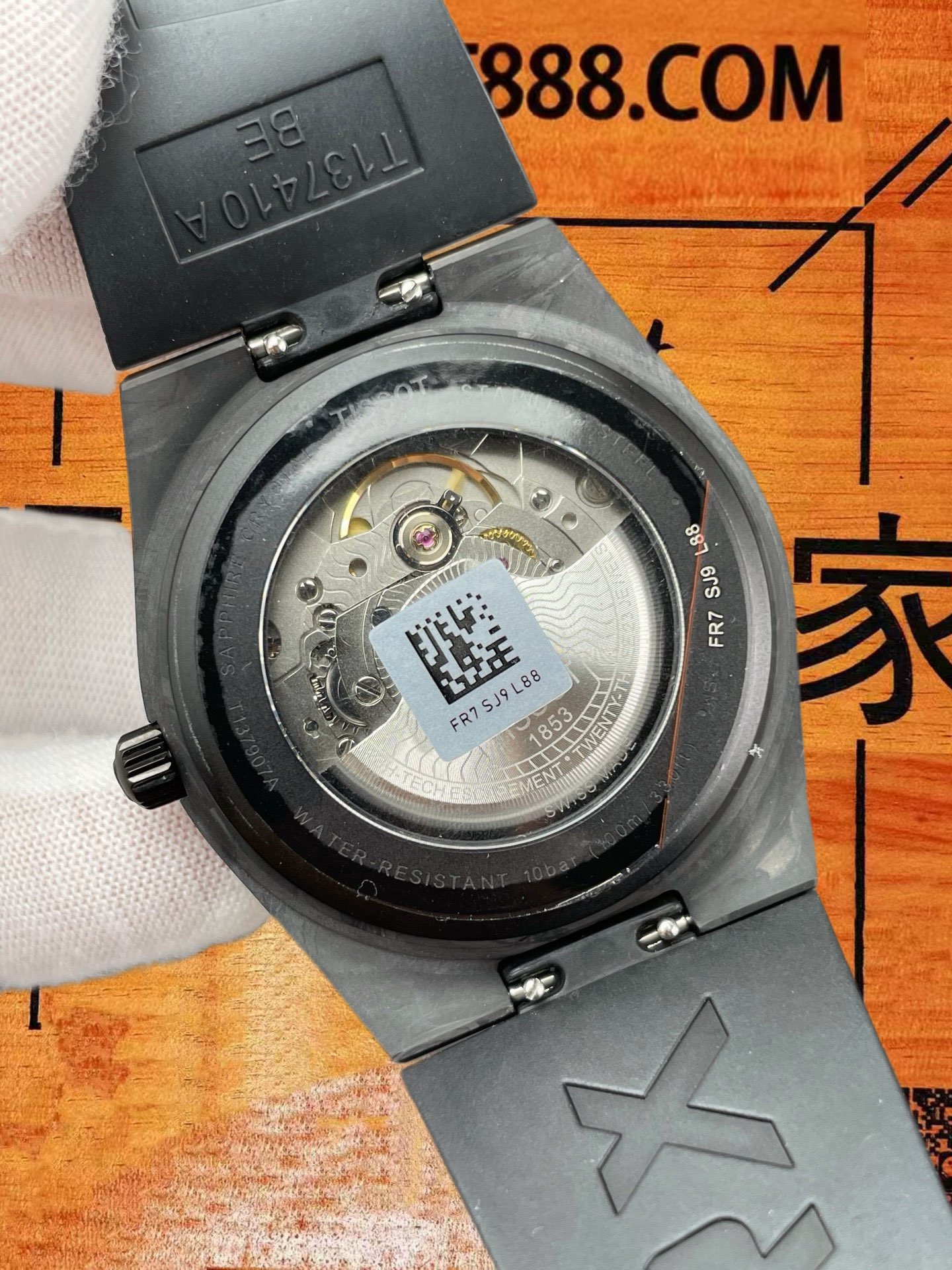 高仿TS廠天梭Tissot PRX 1978超級玩家黑武士碳纖維版40mm/ETA 2824改製機芯/正品公價¥10000 實拍 5