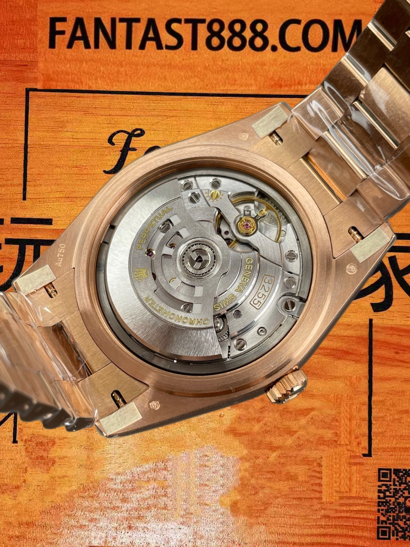 高仿RC廠勞力士Day-Date 40 18K永恒玫瑰金橄欖綠盤/3255改製機芯配重205G/正品公價¥350000 實拍 5
