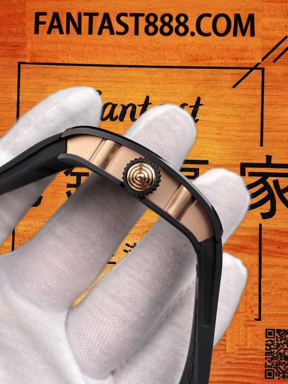 高仿BBA廠理查德米勒RM07-01黑陶瓷紅唇女士自動 45mm