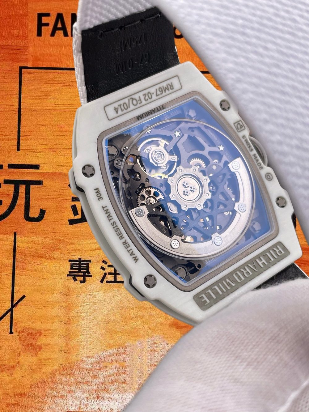 高仿理查德米勒RM67-02阿聯酋版超薄自動 47x7.9mm