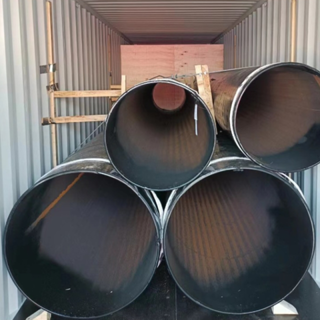 SSAW ISO 3183 L245 60 inch Wall Thickness 1 inch Length 15m Carbon Steel Welded Round Pipe