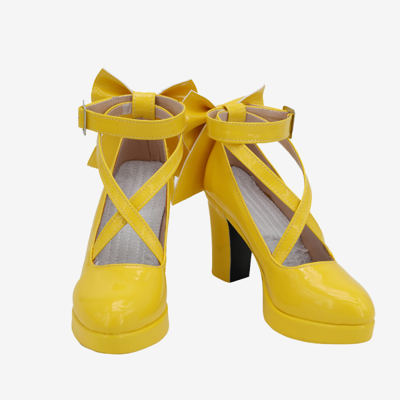 Kaitou Sentai Lupinranger Lupin Yellow Cosplay Shoes Women Boots Unibuy