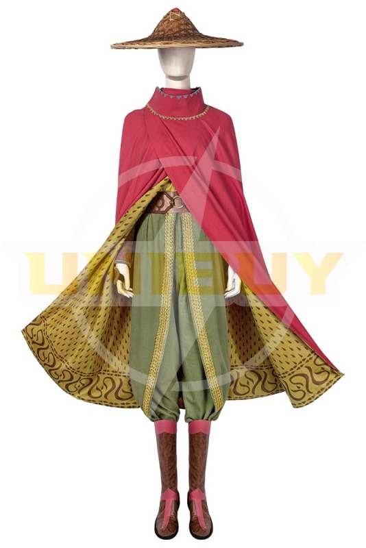 Raya Costume Cosplay Suit With Cape Ver 1 Unibuy
